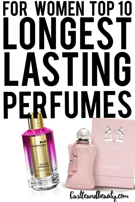 sweet smelling long lasting perfume.